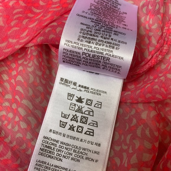 Roxy : sheer pink patterned top - Picture 14 of 16